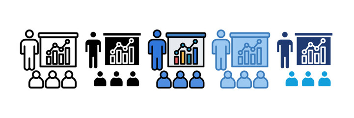 Performance Coaching Icon Element For Design