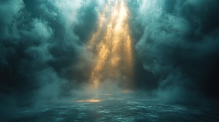 smoke and sunlight