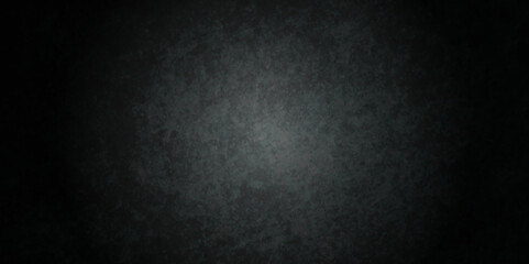 Dark black grunge wall charcoal colors texture backdrop background. Black Board Texture or Background. abstract grey color design are light with black gradient background.