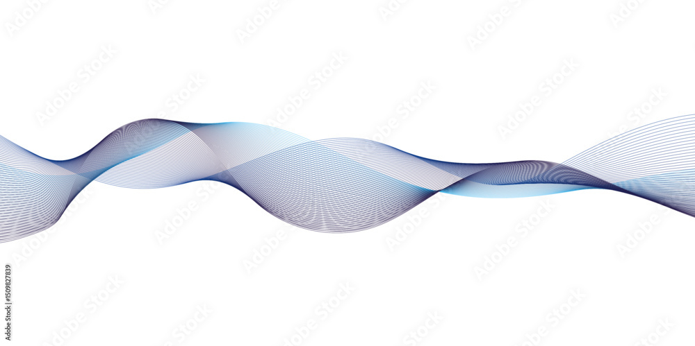 Poster abstract modern colorful wavy stylized blend liens gradient background. blending gradient colors. di