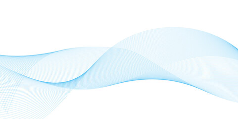 Abstract technology blue curve wavy chaotic line.