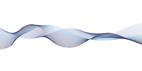 Abstract modern colorful wavy stylized blend liens gradient background. Blending gradient colors. Digital frequency track equalizer. Colorful shiny and smooth blend lines background. 