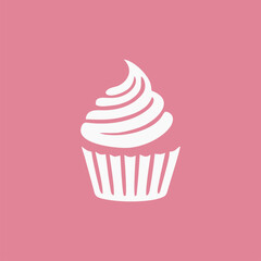 A delightful cupcake adorned with intricate flower decorations and pastel tones, embodying sweetness for any festive occasion.