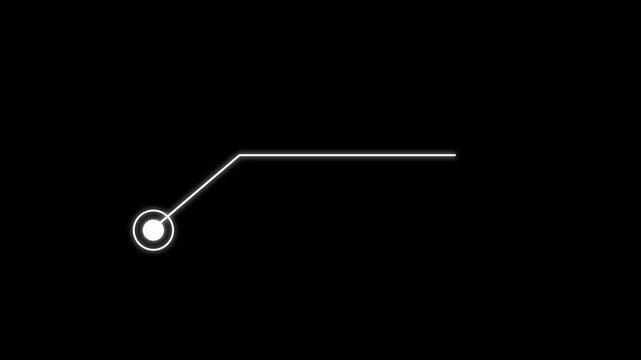 callout icon animation .HUD graphics around the edges for use in movies, Technological HUD template callout