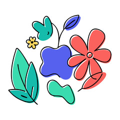 Fototapeta premium Abstract and surreal doodle vector set – Featuring whimsical clouds, floating eyes, cosmic waves, melting clocks, fragmented faces, mystical symbols, spiral staircases, dancing lines, abstract animals