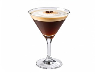 Espresso Martini: Creamy Coffee Cocktail in Elegant Glassware