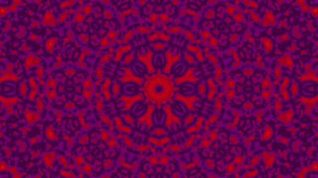 Kaleidoscopes Psychedelic elegant luxury lines background animated glowing geometric shape