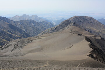snow covered mountains