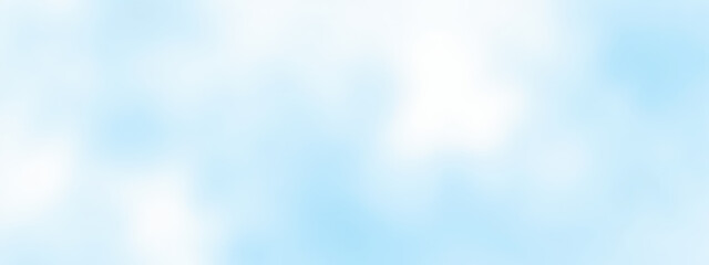 Abstract sky background, soft blue gradient, blurred white clouds, minimal design, peaceful...