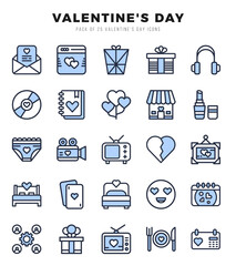 Valentine'S Day icon pack for your website. mobile. presentation. and logo design.