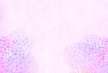 あじさい　梅雨　花　背景