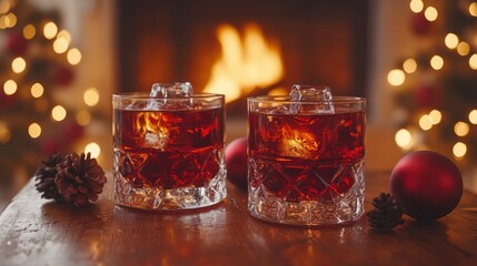cocktail with ice