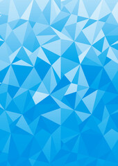 ポリゴン　背景　水色　グラデーション　背景　縦