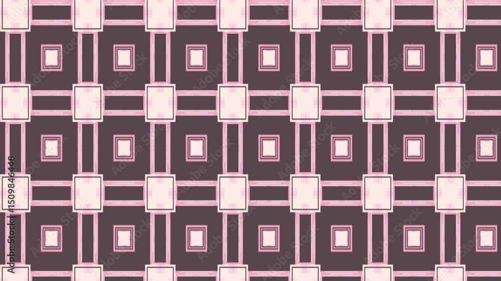Poster a 3d rendering of the beautiful seamless tile pattern background texture animation scrolling right