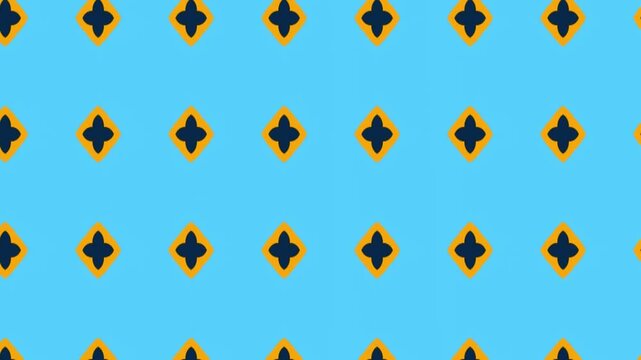 endless animation of seamless tile pattern slide. Panning