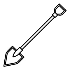 shovel isolated on white