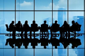 Advisor Board. Financial Advisory Group Making Investment Plans for Clients