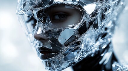 masked woman