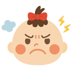 감정표현아기얼굴