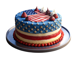 Patriotic American Flag Cake: A Delicious 4th of July Dessert