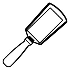 vector illustration of a magnifying glass