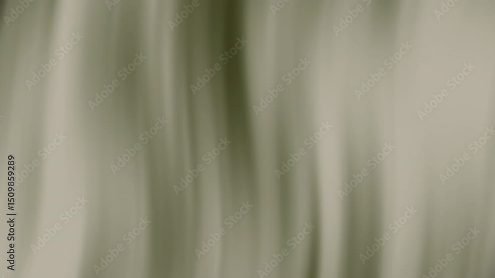 Poster soft, vertical, wavy lines in muted beige and green shades create an abstract, flowing background, a