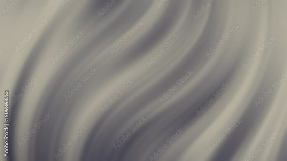 Poster soft, flowing abstract lines in muted gray and cream create a serene, wavy background pattern, abstr