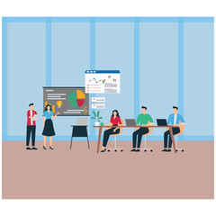 Friendly Interaction with Office Colleagues