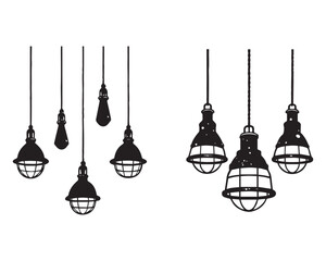 light bulbs vector illustration