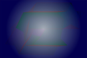 Glowing blue abstract light background with waves and digital effects