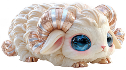 Sheep figurine illustration design