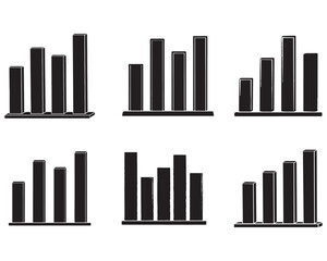 bar-charts-showing-comparisons-or-distributions Data Analytics Editable Stroke Line Icon Set Series