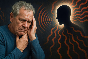 Mysterious health condition, hallucinations and phantom sounds linked to Parkinson disease. A metaphor for the mental illusions and sensory confusion it brings