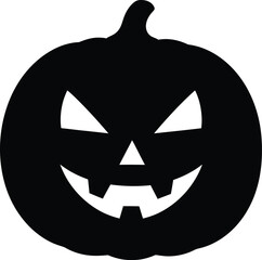 pumpkin, halloween, jack-o-lantern, black and white, spooky, eerie, creepy, sinister, silhouette, minimalist
