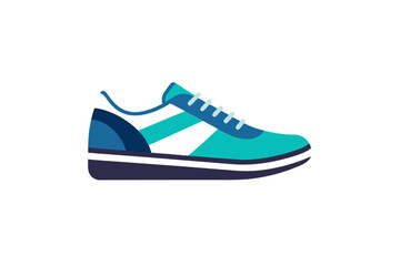 blue sport shoes