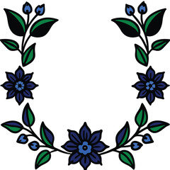 Floral Frame Vector Elegant Designs for Invitations and Decor. Vintage floral frame set. decorative elegant floral ornaments. Design element for brochure. Vector illustration.