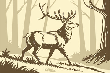 Antlered Elegance
