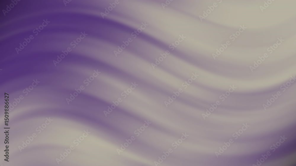 Poster soft, flowing abstract waves in shades of purple and cream blend together to create a calming, smoot