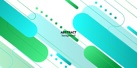 Abstract blue and green background with diagonal lines. Dynamic shape composition. Vector eps10