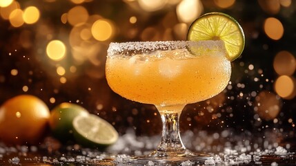 cocktail with lemon