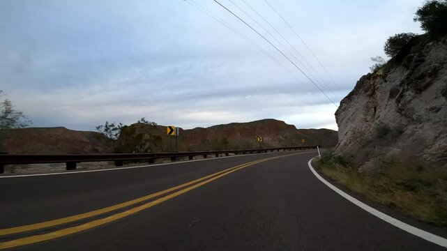 Arizona Driving 0713 Tortilla Flat Apache Trail