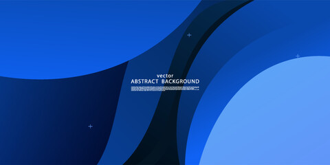 Abstract blue curve realistic textured background. Elegant dynamic color wave 3D pattern. Vector eps10