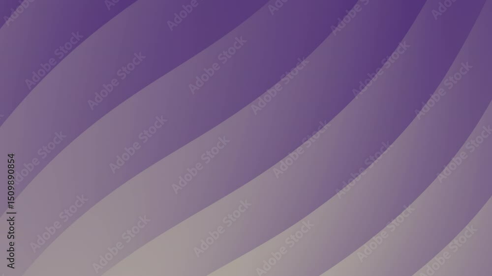 Poster curved purple and lavender gradient stripes create a smooth, abstract background design, abstract te