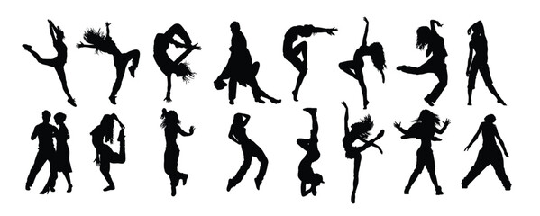 dance training silhouette