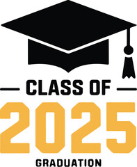Class of 2025 Graduation Artwork, Congrats Senior Illustration, Graduation Illustration Art