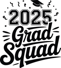 Class of 2025 Graduation Artwork, Congrats Senior Illustration, Graduation Illustration Art