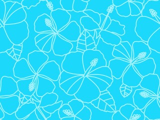 ハイビスカスの背景　D-1