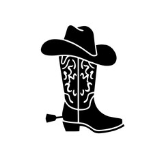 black cowboy hat