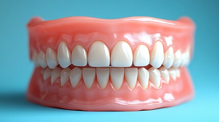 Obraz premium Close-up of a dental prosthesis