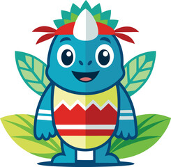 funny turtle cartoon character